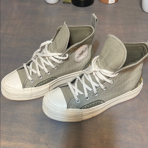 Chuck Taylor All Star Lift Platform Autumn Embroidery - Picture 1 of 3